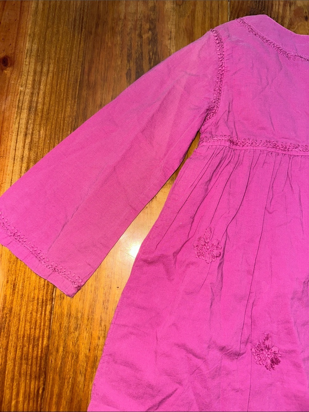 Roller Rabbit Girls' Pink Embroidered Tunic Dress - Picture 7 of 12